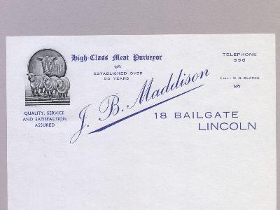 Maddison, Butchers, Lincoln -  select me for a larger image