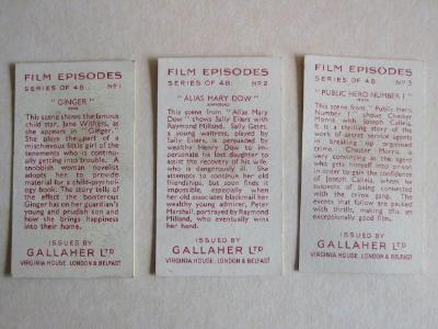 Film Episodes -  select me for a larger image
