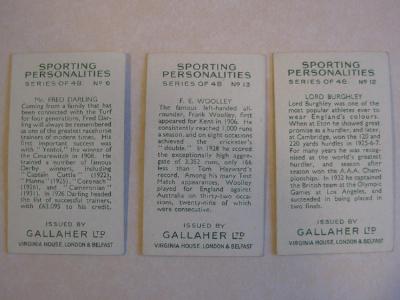 Sporting Personalities -  select me for a larger image
