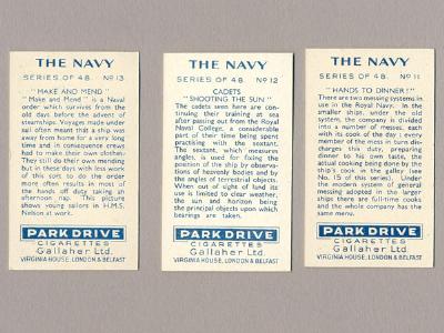 The Navy, Park Drive cigarettes -  select me for a larger image