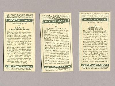 Motor Cars, A series -  select me for a larger image