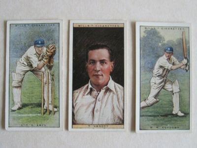 Cricketers, 2nd series, 1929 -  select me for a larger image