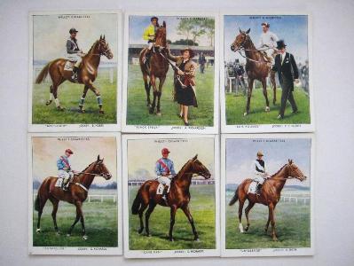 Racehorses & Jockeys, 1938 -  select me for a larger image