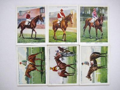 Racehorses & Jockeys, 1938 -  select me for a larger image