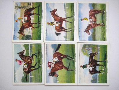 Racehorses & Jockeys, 1938 -  select me for a larger image