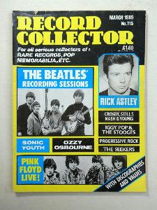 Music magazines etc - Record Collector,1989 March