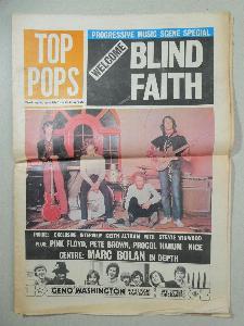 Music magazines etc - Top Pops, music news.1969 June