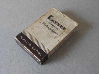 Kayser playing cards -  select me for a larger image