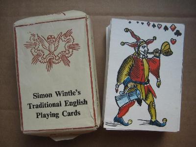Simon Wintle Traditional English Playing Cards -  select me for a larger image