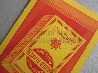 Wills Gold Flake Pack -  select me for a larger image