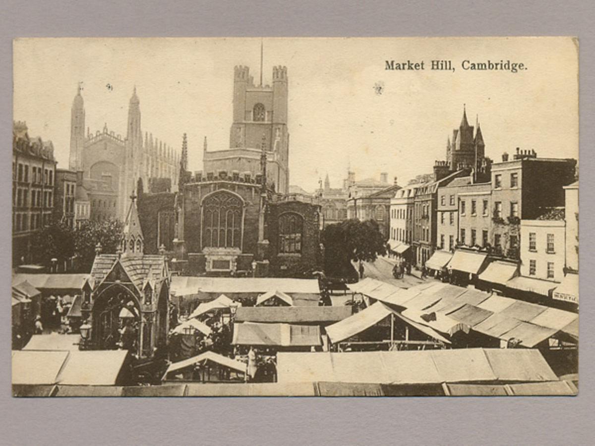 Cambridge, Market Hill -  select me for a larger image