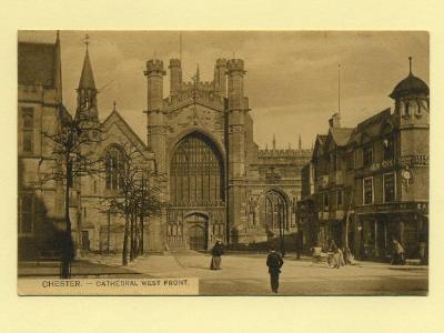 Cheshire - Chester Cathedral, West Front