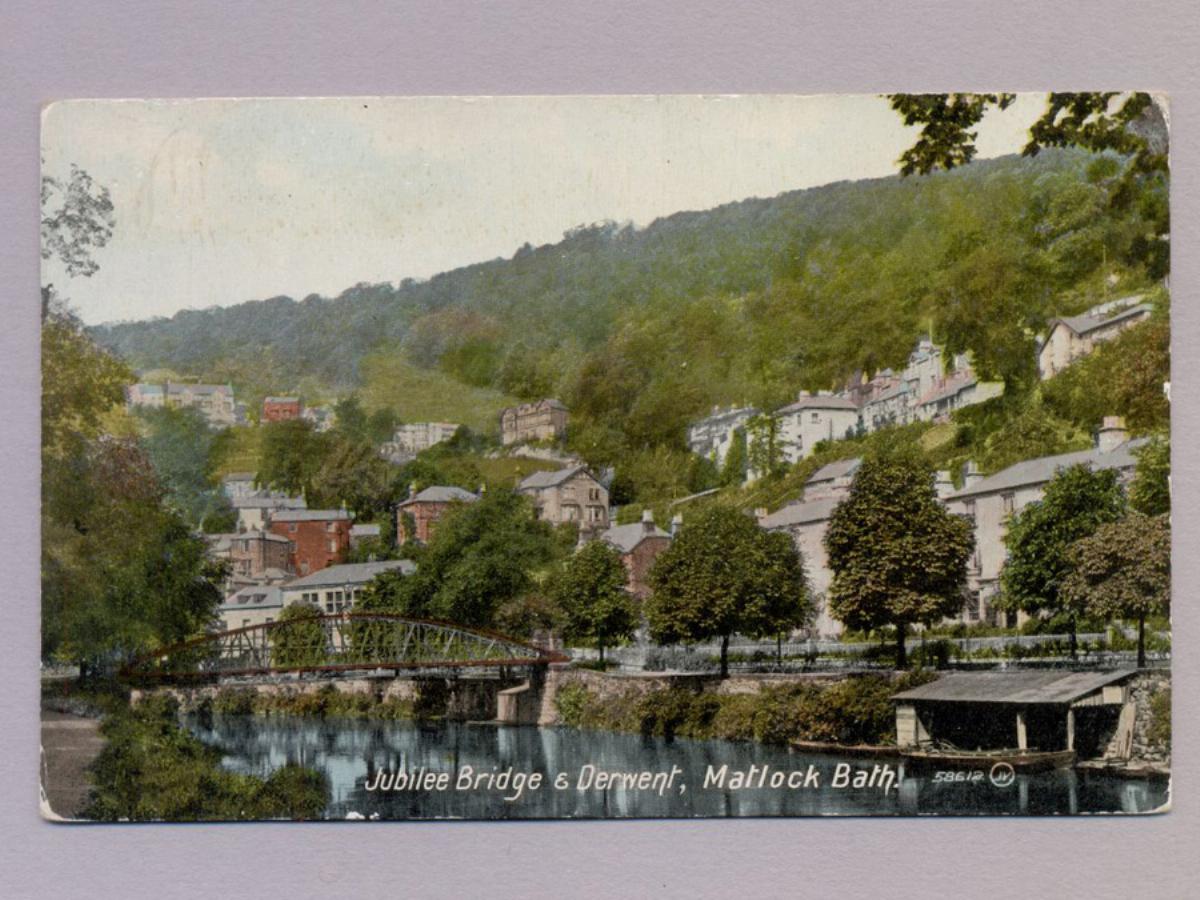 Matlock Bath, Jubilee Bridge -  select me for a larger image