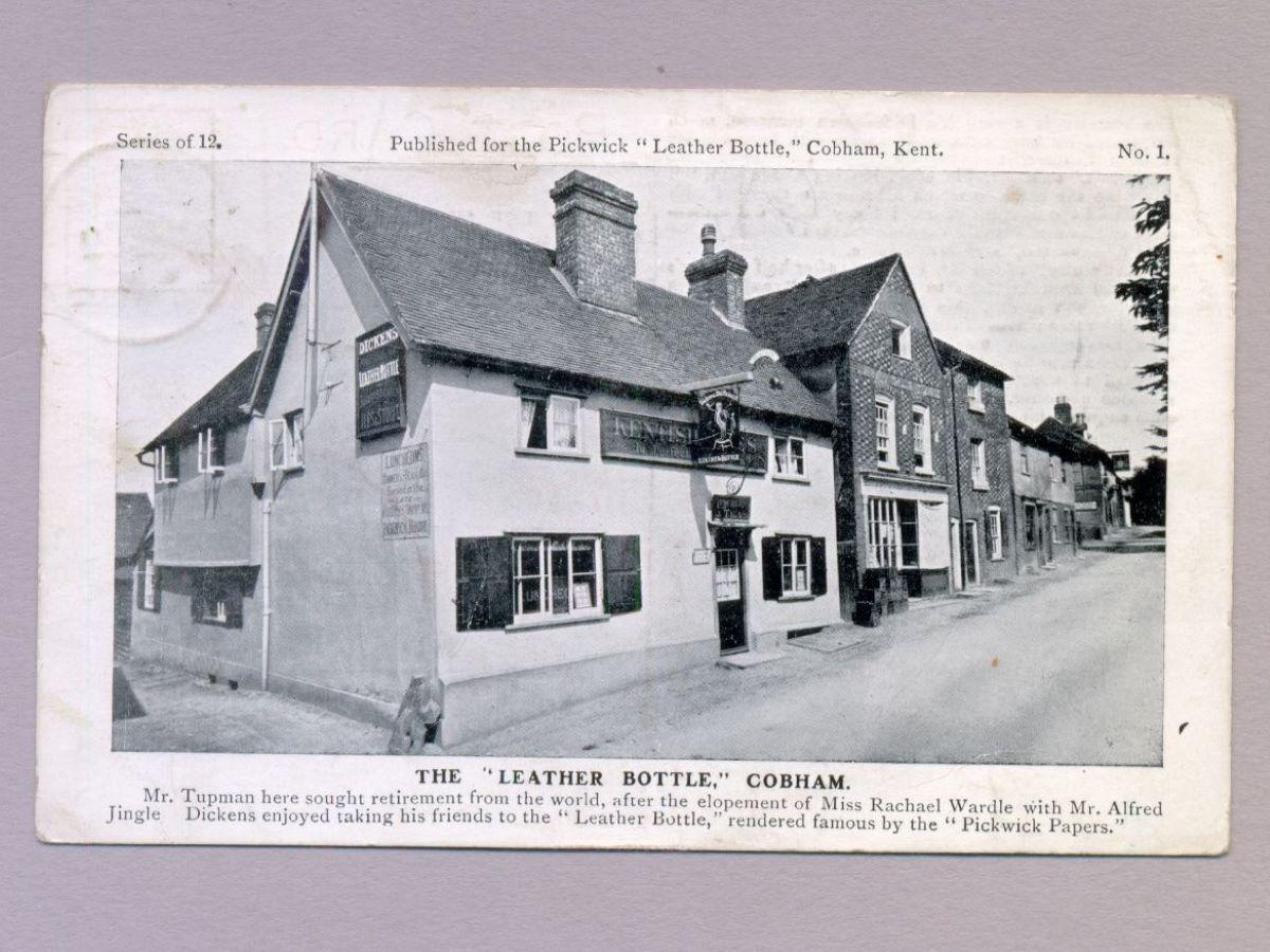 Cobham, The Leather Bottle -  select me for a larger image