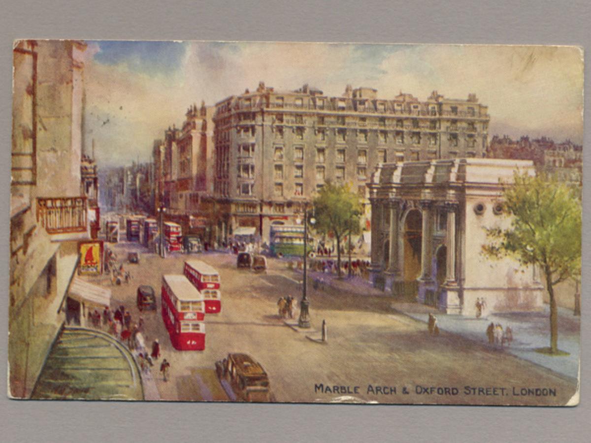 Marble Arch and Oxford Street -  select me for a larger image