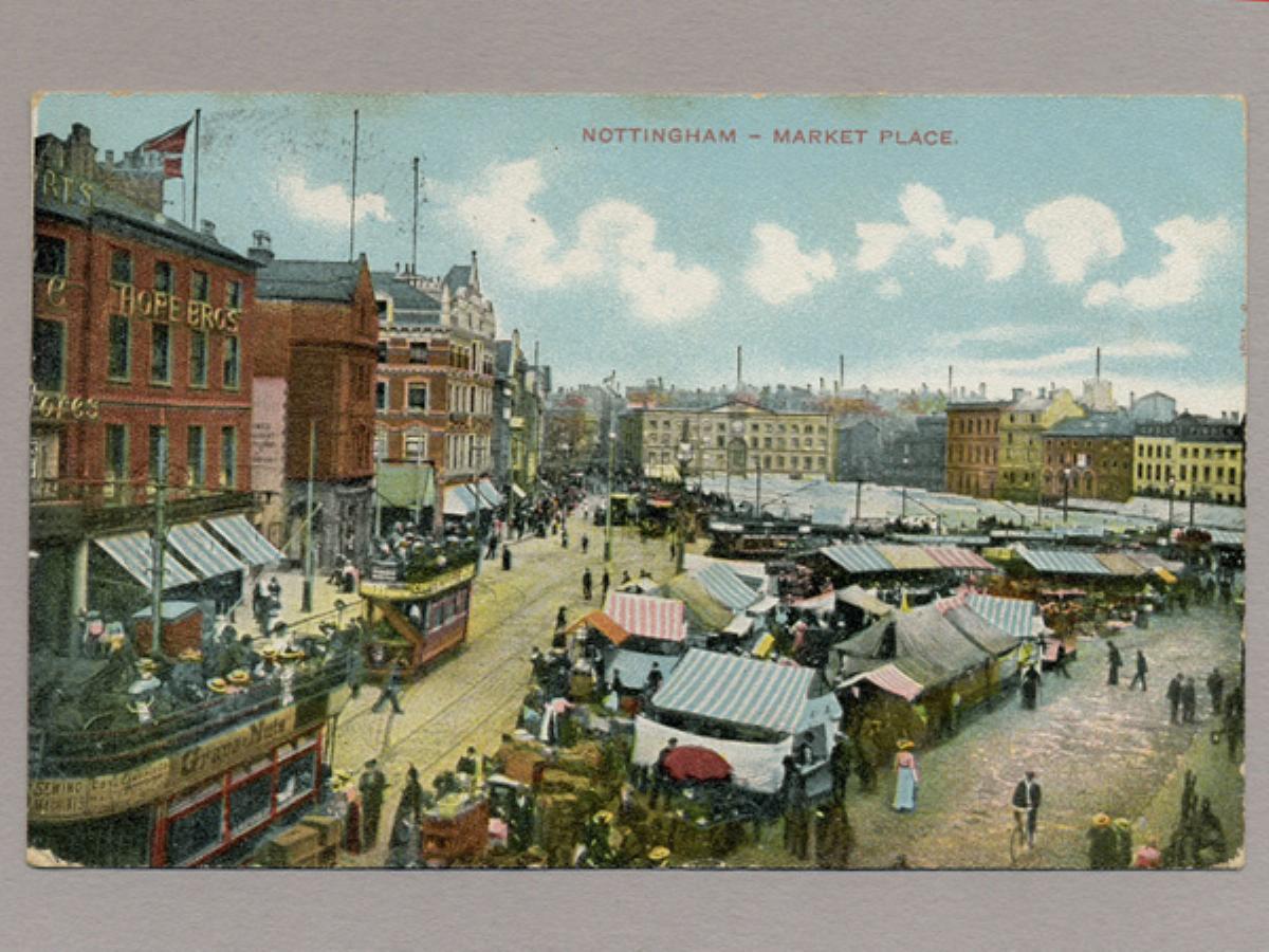 Nottingham, Market Place -  select me for a larger image