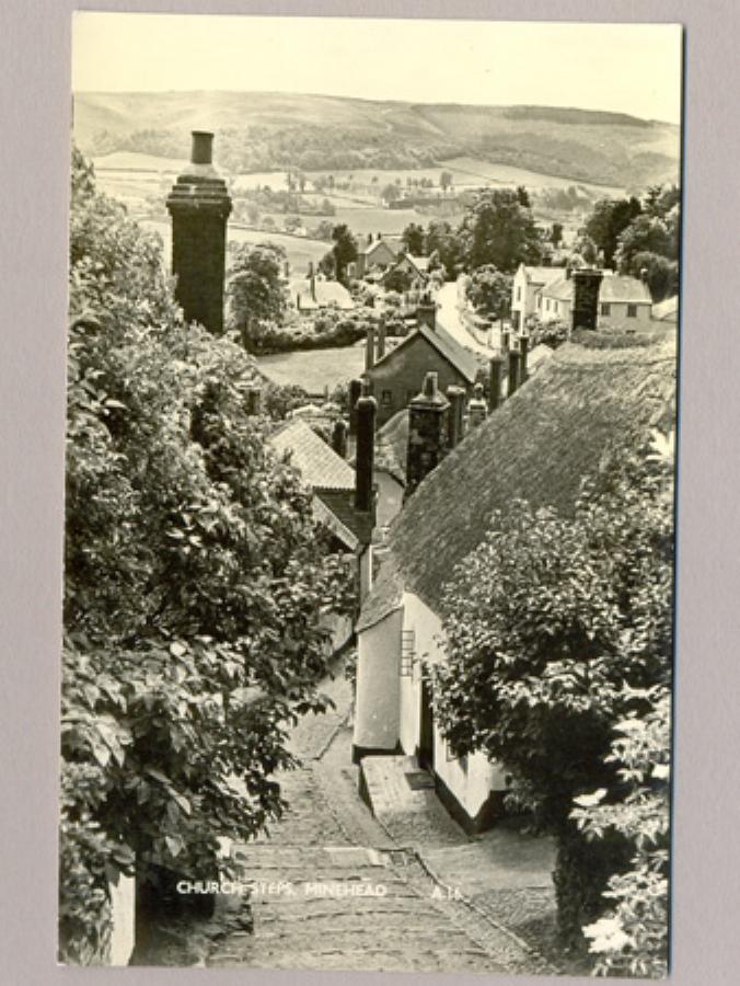 Minehead, Church Steps -  select me for a larger image