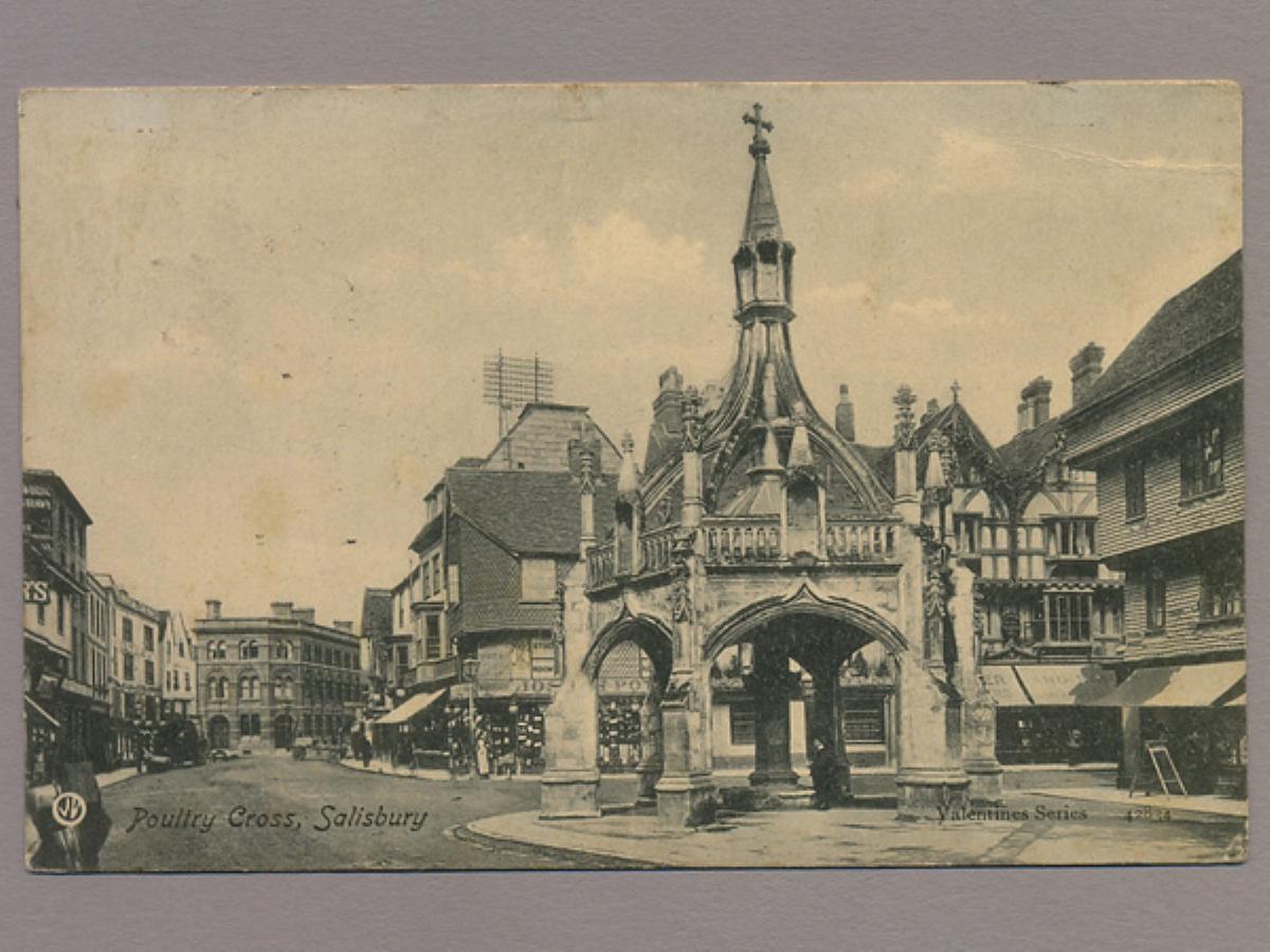 Salisbury, Poultry Cross, 1906 -  select me for a larger image
