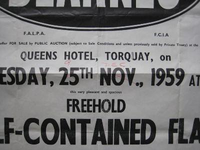Torquay Auction Poster -  select me for a larger image