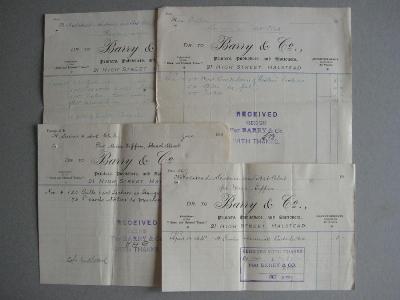 Hallstead letterheads -  select me for a larger image
