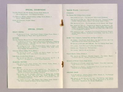 Bristol, Whats On, 1956 -  select me for a larger image