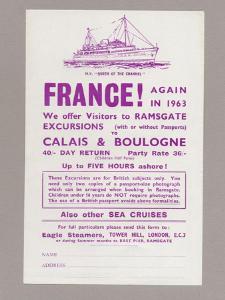 Ramsgate, Kent. 1963 Guide -  select me for a larger image