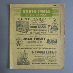 Lancashire - Radio & T V Times cover