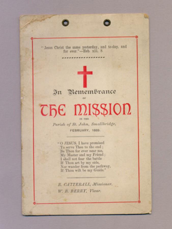 Smallbridge, St John, 1889 Mission -  select me for a larger image