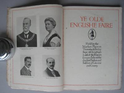 Leicester Old English Fair 1916 -  select me for a larger image