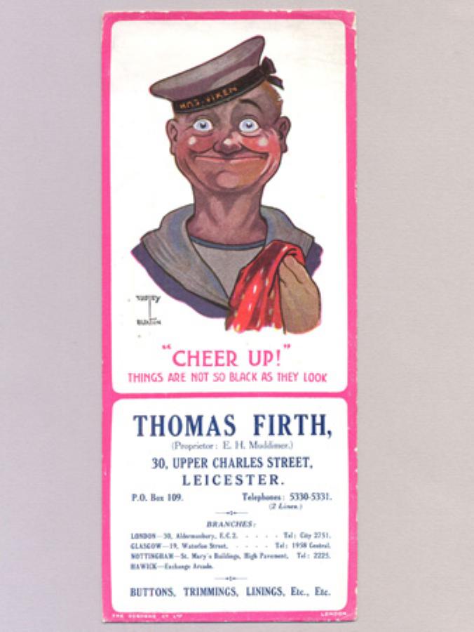 Thomas Firth, Leicester, Blotter -  select me for a larger image