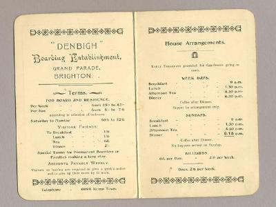 Brighton, Denbigh Hotel -  select me for a larger image