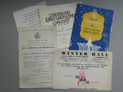 Leamington Spa, programmes -  select me for a larger image