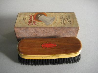 1935 CWS Christmas gift brush -  select me for a larger image