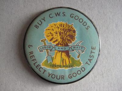 CWS & Co-op advertising - Advertising mirror. CWS.