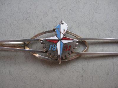 Stratton Festival of Britain tie clip -  select me for a larger image