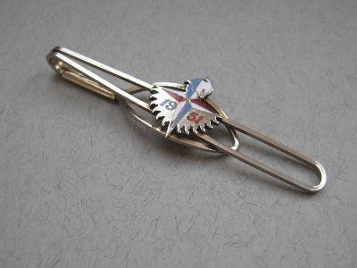Stratton Festival of Britain tie clip -  select me for a larger image