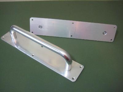Aluminium pull handles 1970 -  select me for a larger image
