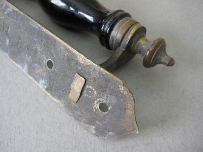 Brass and ceramic handle -  select me for a larger image