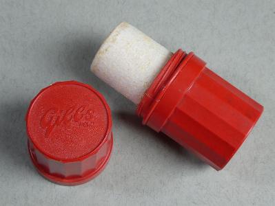 Shaving Items - Gibbs shaving soap in red holder