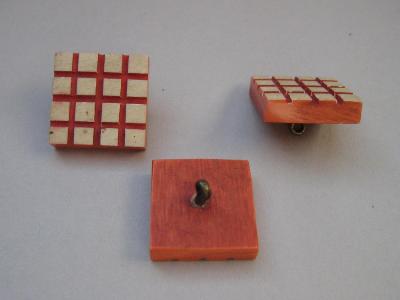 Chequerboard buttons, 1960s -  select me for a larger image