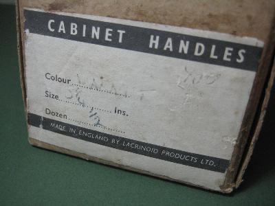 Phenolic cabinet handles -  select me for a larger image