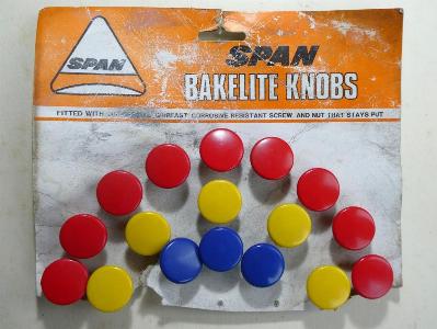 Handles & Ironmongery - Span Bakelite cupboard knobs