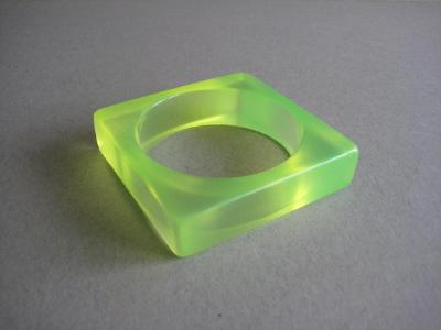Jewellery and accessories - Vintage Square Green Bangle