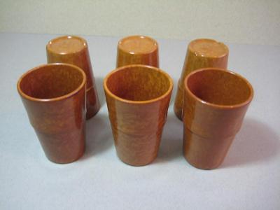 American Bakelite beaker set -  select me for a larger image