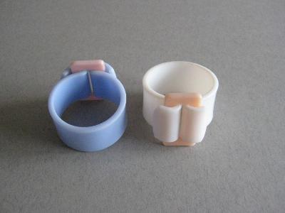 Buckle design napkin rings -  select me for a larger image