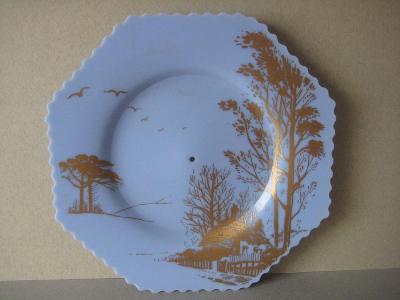 Cake stand, Lucite, 1940s -  select me for a larger image