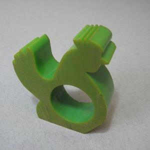 Napkin ring, chicken shape. -  select me for a larger image
