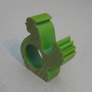 Napkin ring, chicken shape. -  select me for a larger image