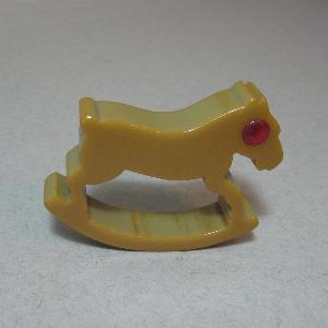 Kitchenalia - Napkin ring, rocking horse