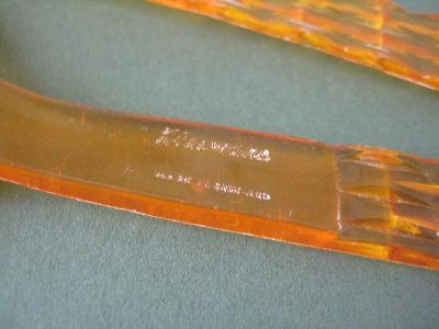 Salad servers, orange, Kleeware -  select me for a larger image